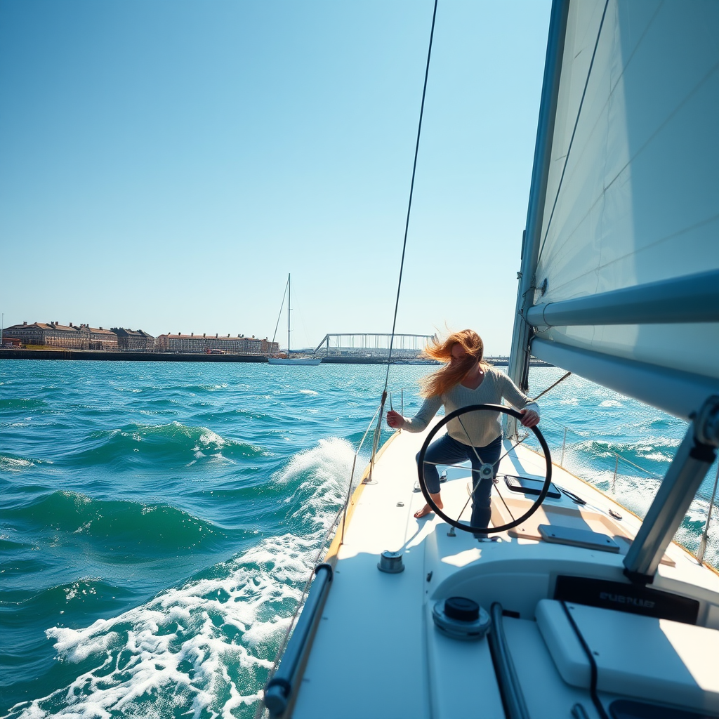 I went on a 'business trip' in Brighton and ended up sailing a boat